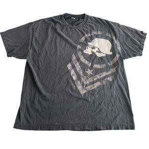 Vintage Metal Mulisha mens shirt sz XL? faded black motorcycle rider moto Y2K